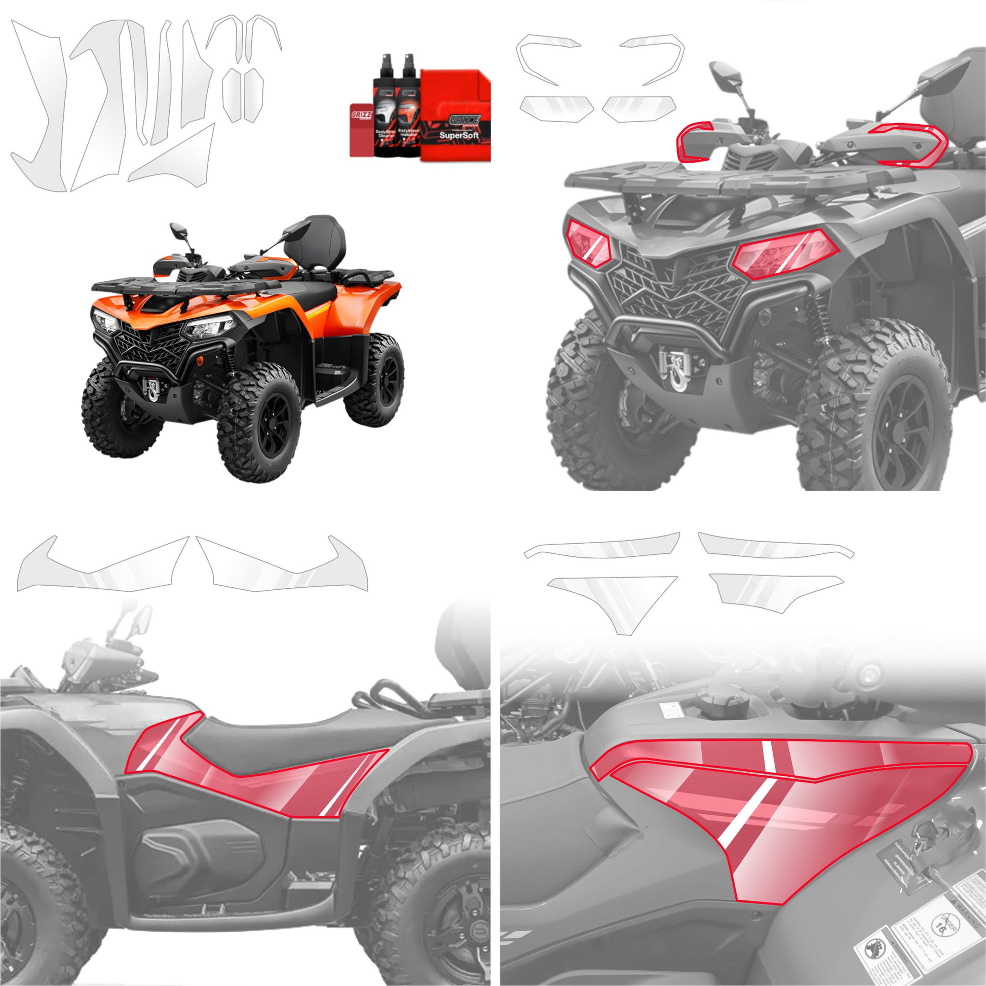 Transparent protective film for outer car areas – easy to apply and long-lasting