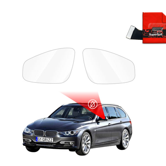 Rain protection film for exterior mirrors