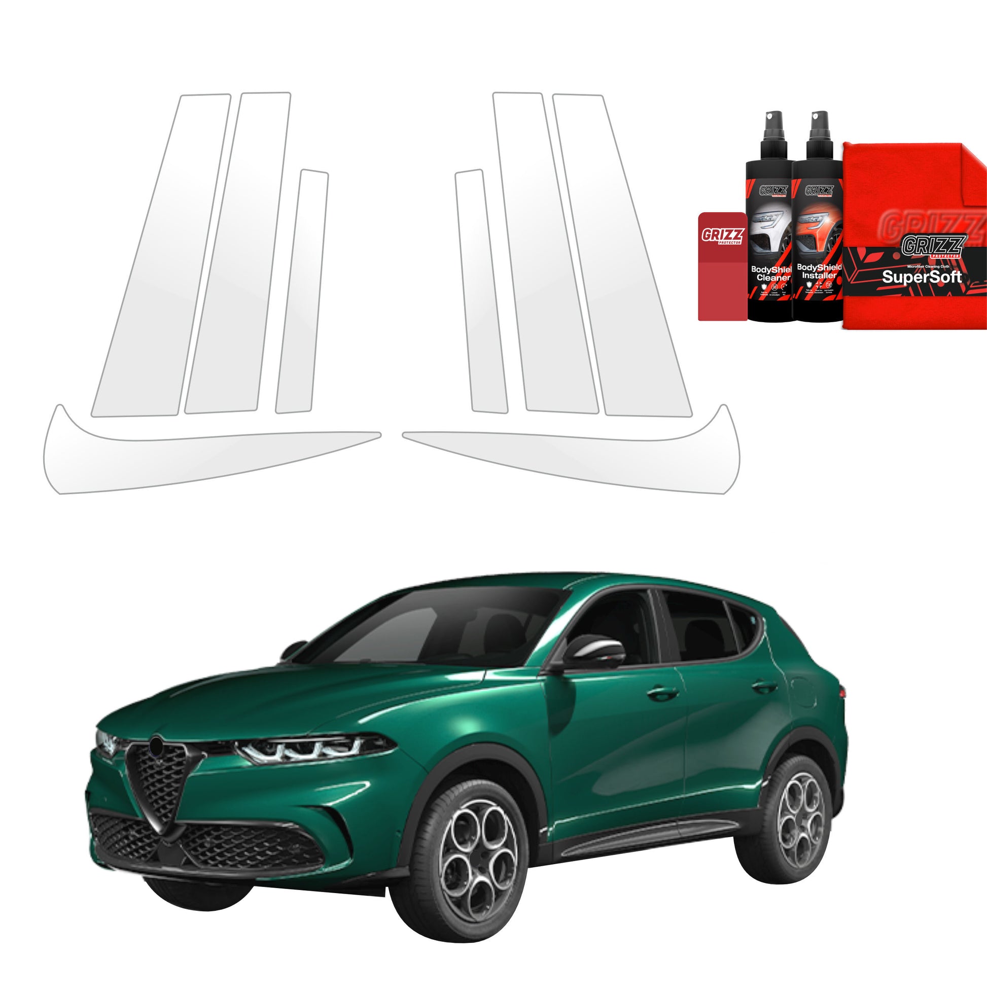 Protective film for exterior car parts – shields against scratches, chips, and scuffs