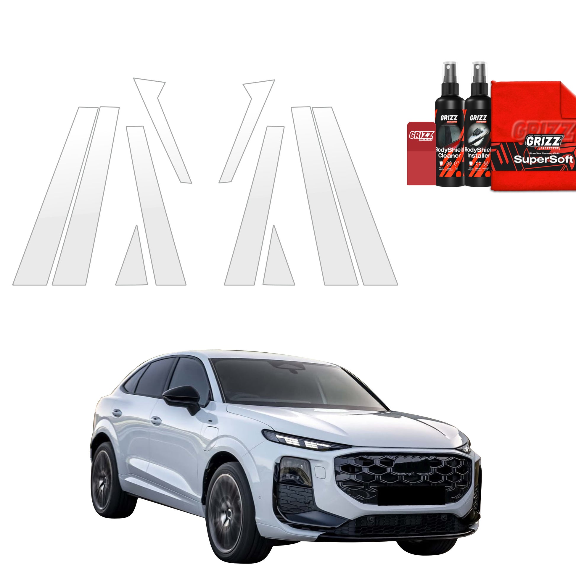 Protective film for exterior car parts – shields against scratches, chips, and scuffs