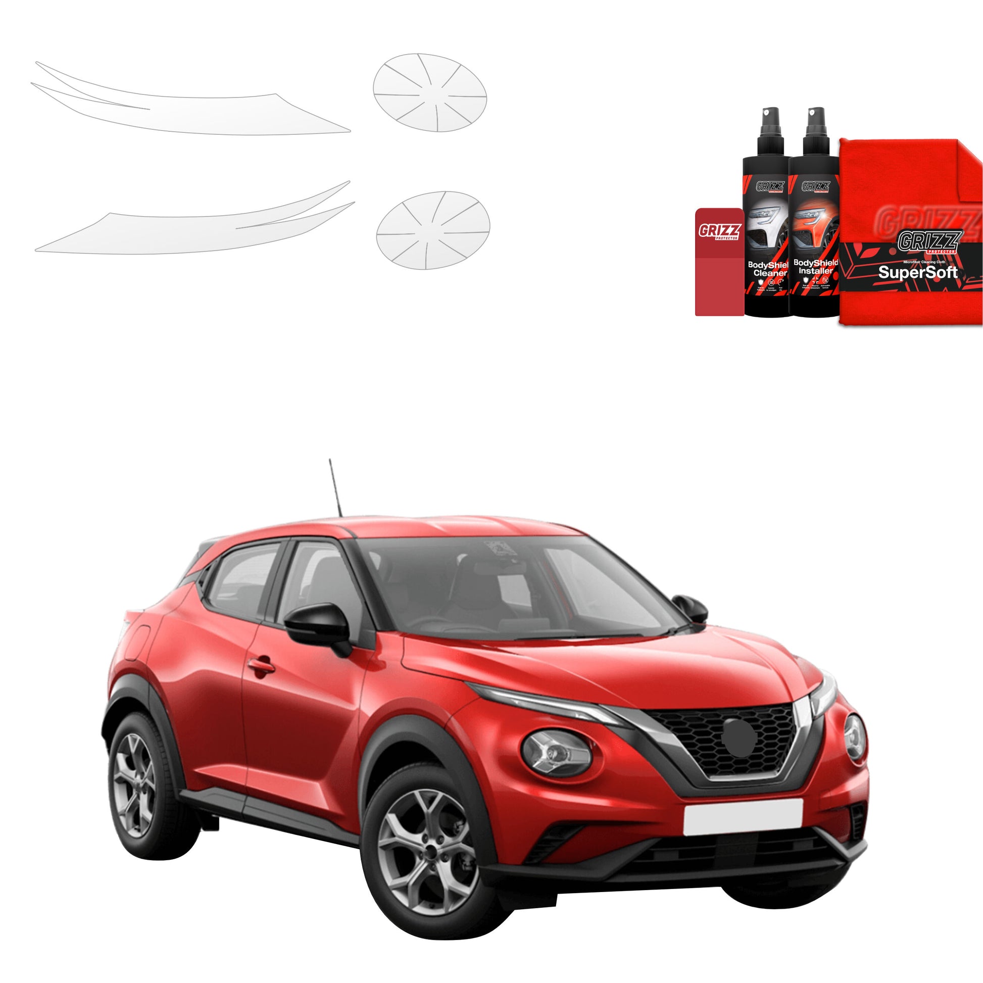Protective film for exterior car parts – shields against scratches, chips, and scuffs