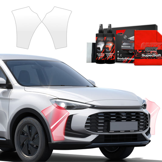 Protective film for exterior car parts – shields against scratches, chips, and scuffs