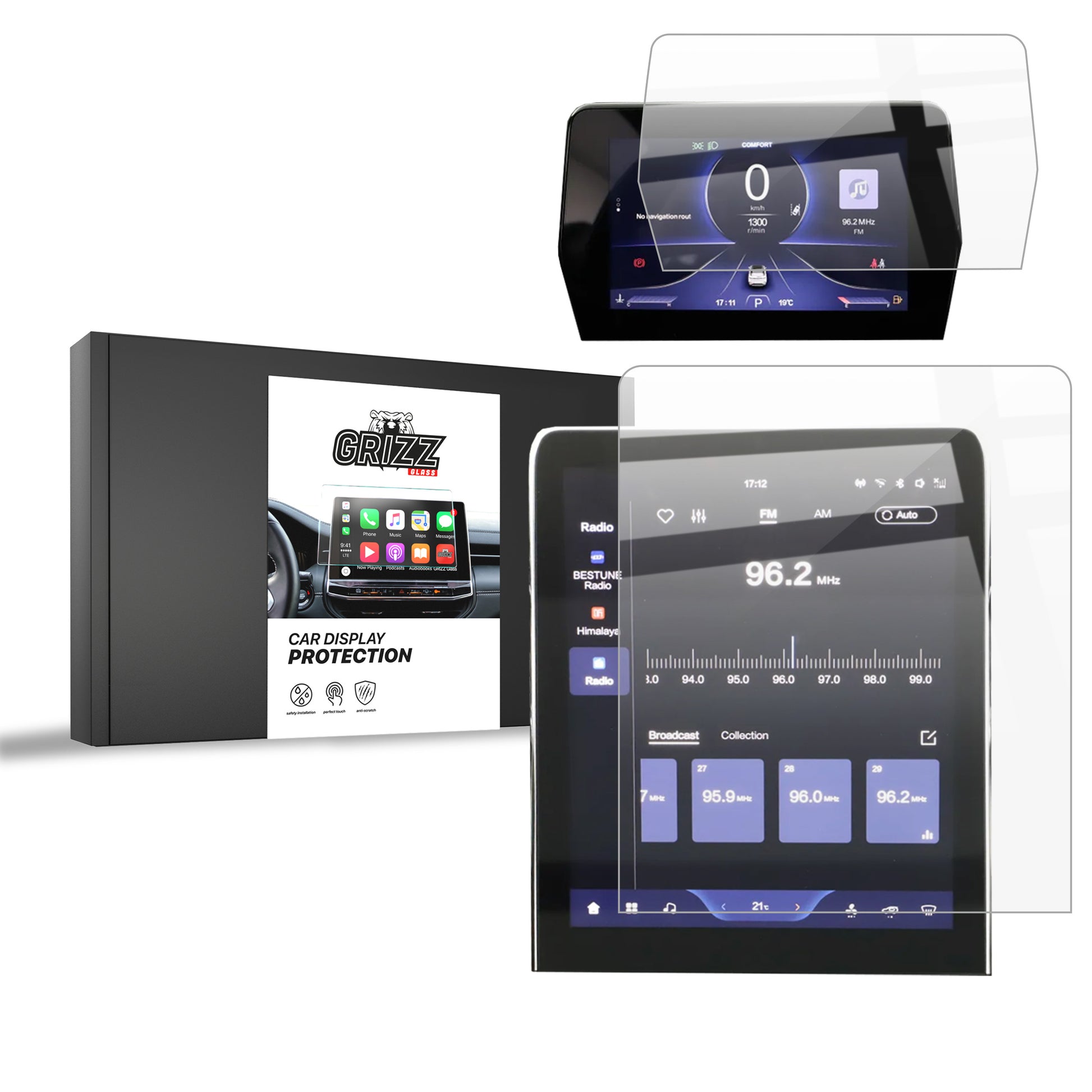 Protective film for car touchscreen display – anti-scratch and transparent