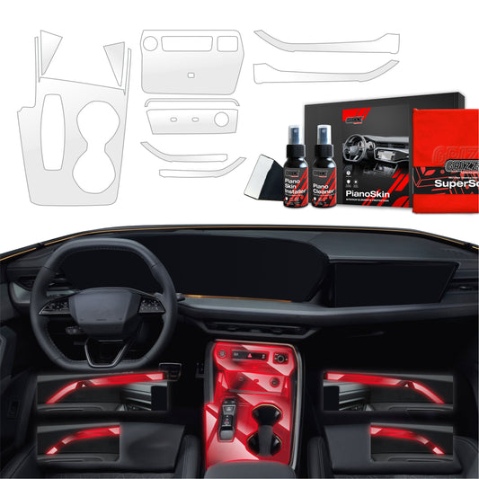 Scratch-resistant film for automotive interior elements