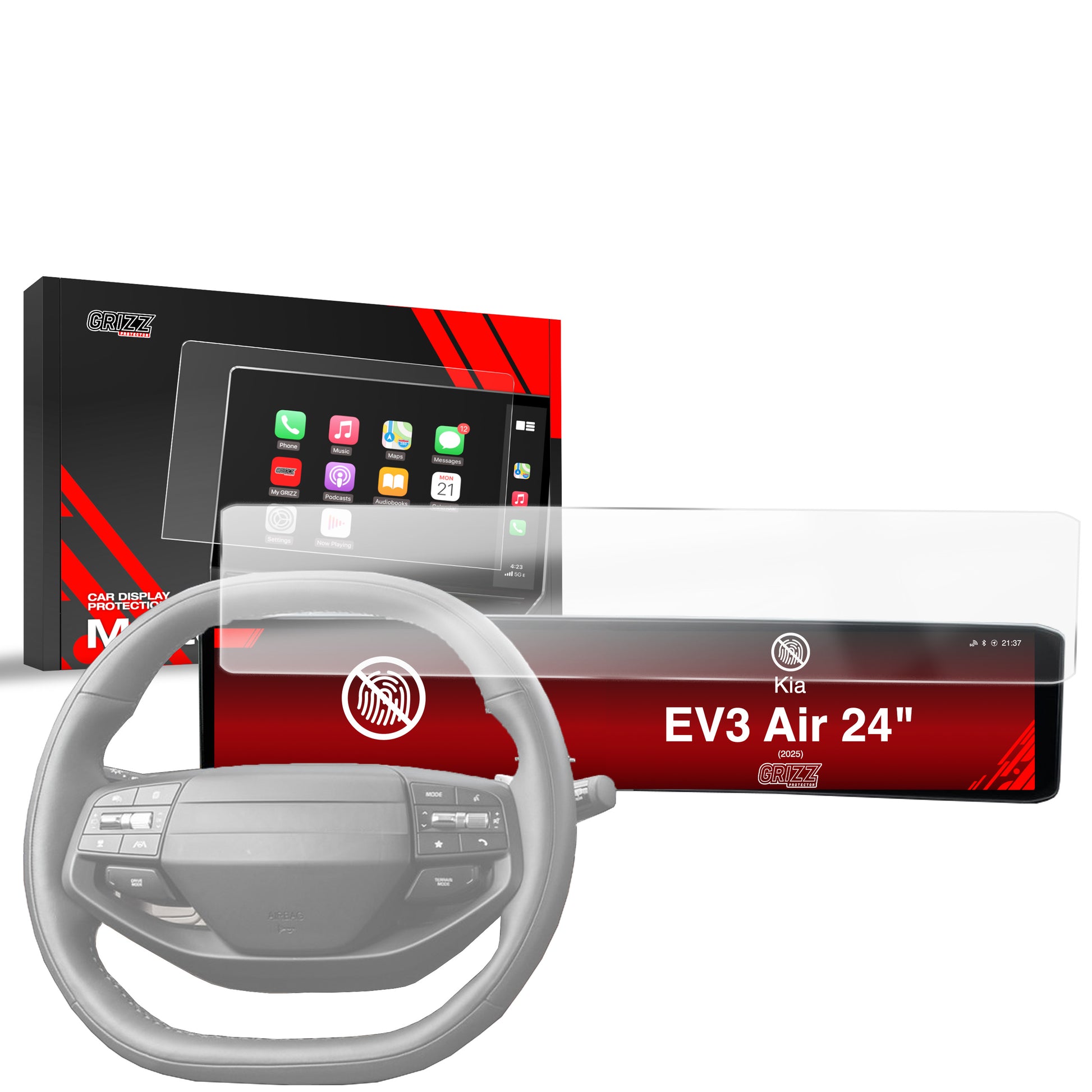 Scratch-resistant film for automotive interior elements