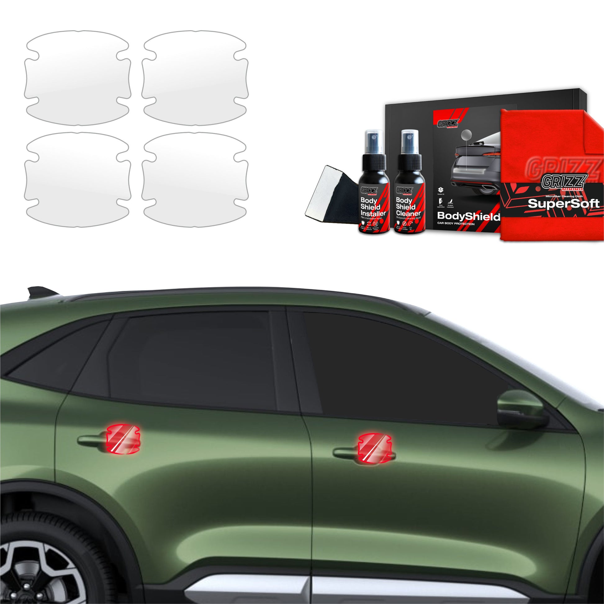 Protective film for exterior car parts – shields against scratches, chips, and scuffs