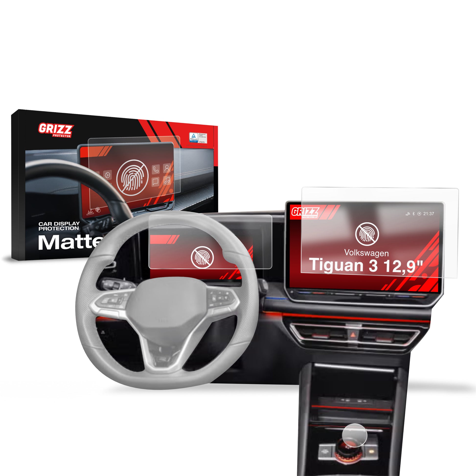 Scratch-resistant film for automotive interior elements