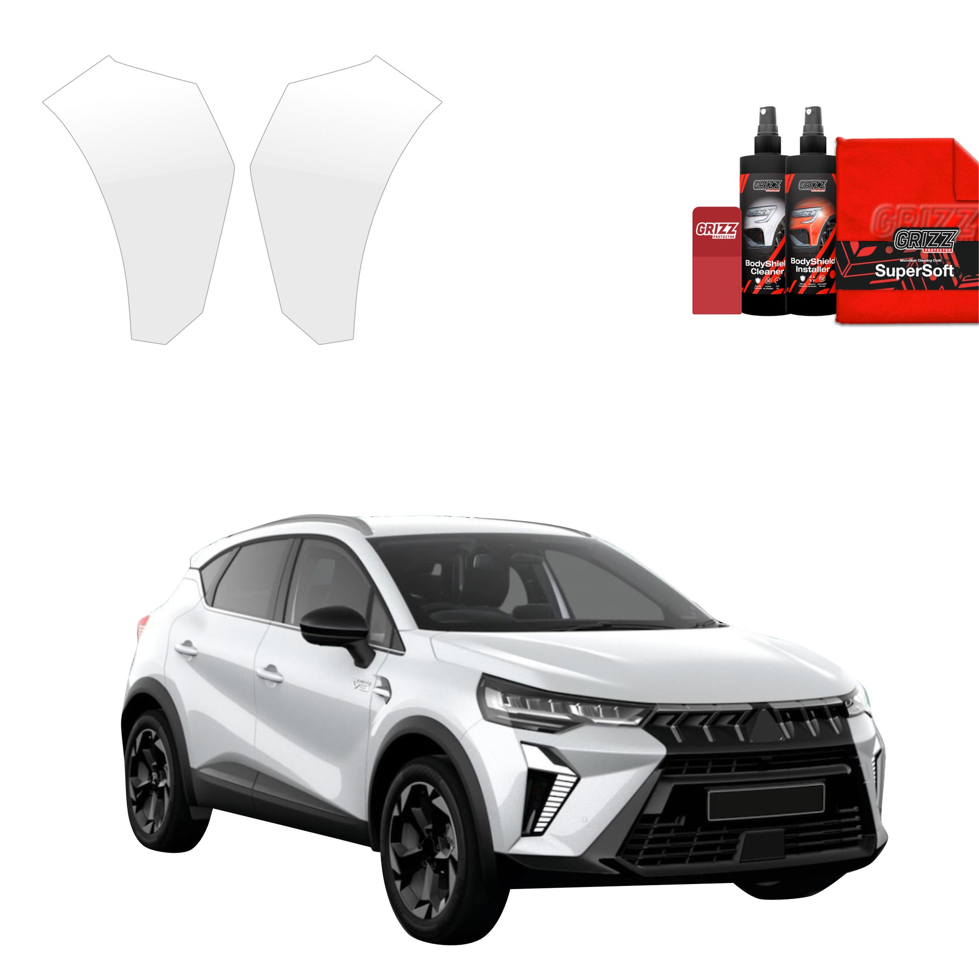 Protective film for exterior car parts – shields against scratches, chips, and scuffs