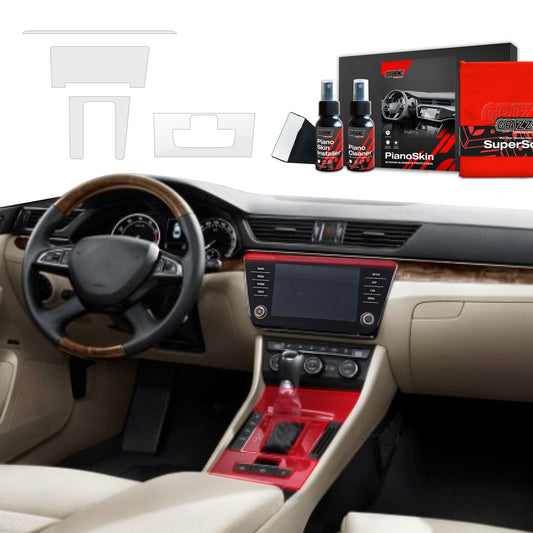 Scratch-resistant film for automotive interior elements