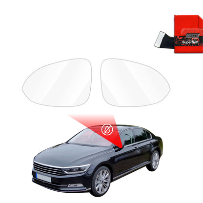 Rain protection film for exterior mirrors
