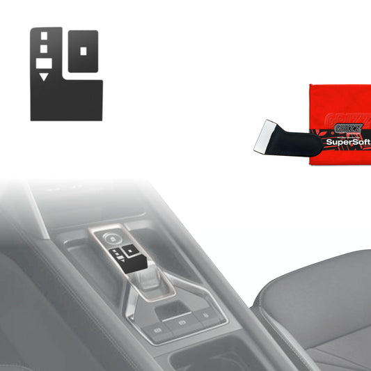 Scratch-resistant film for automotive interior elements