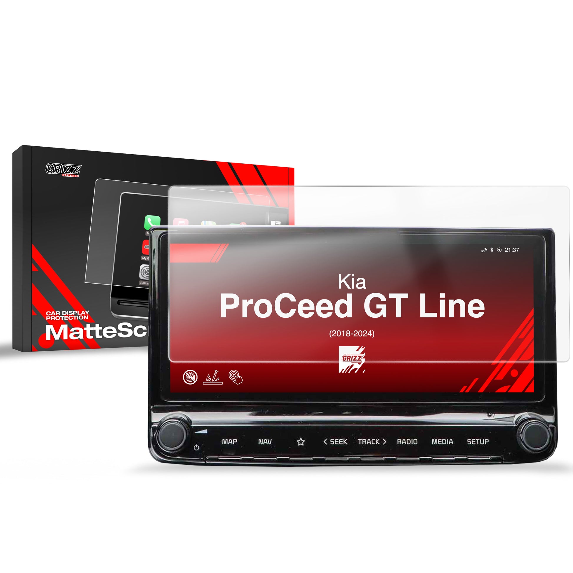 Anti-fingerprint screen protector for car touchscreen – scratch-resistant and easy to apply