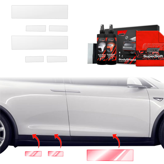 Protective film for exterior car parts – shields against scratches, chips, and scuffs