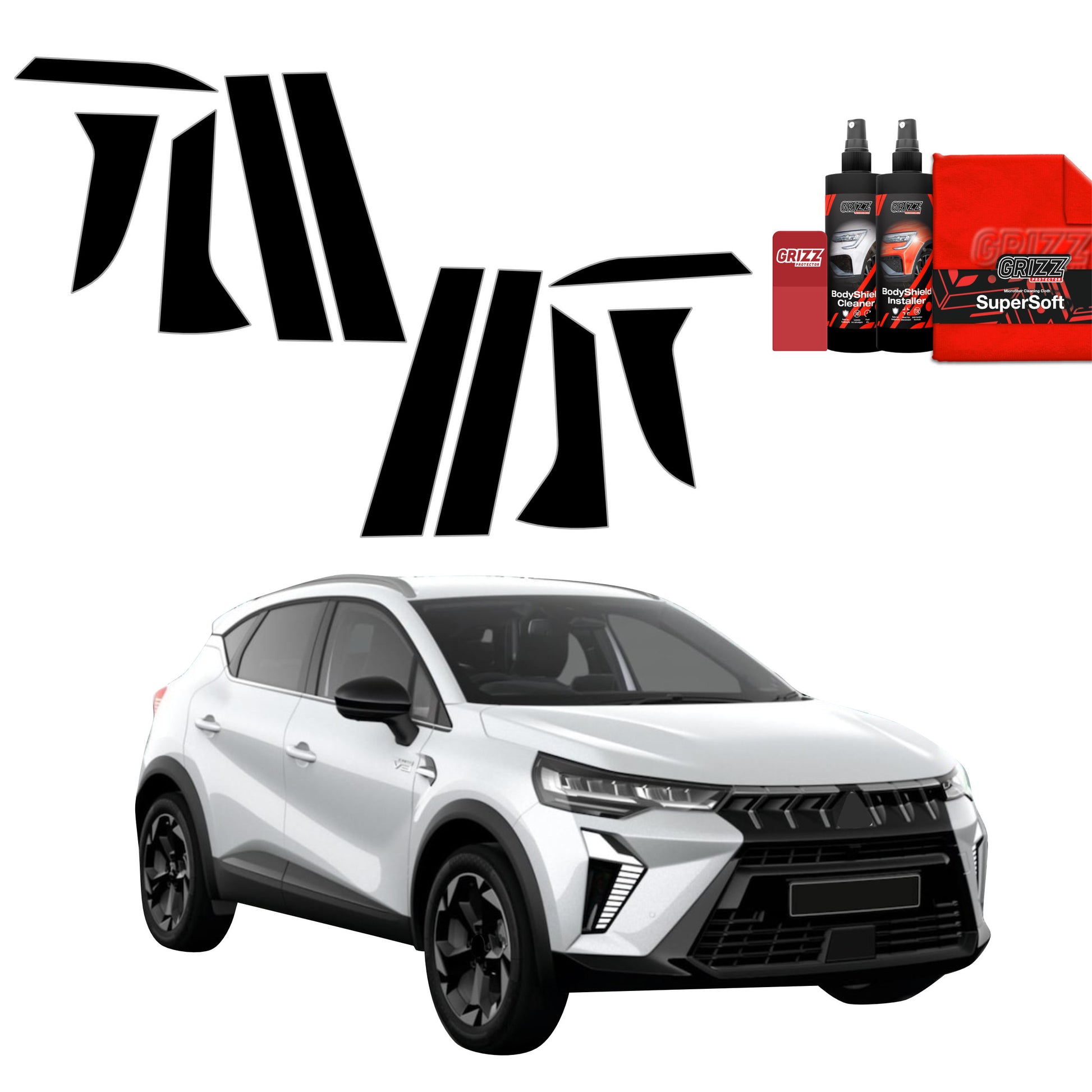 Protective film for exterior car parts – shields against scratches, chips, and scuffs