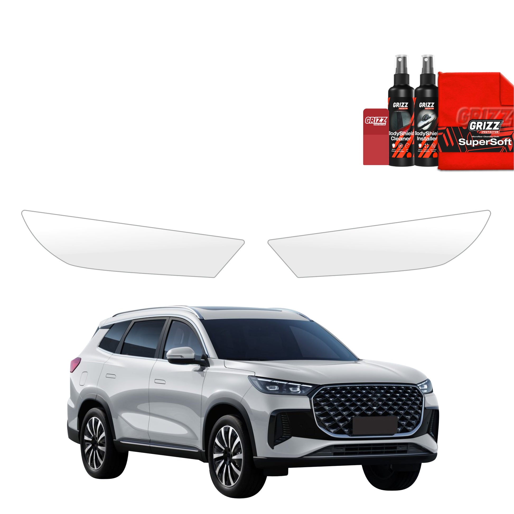 Protective film for exterior car parts – shields against scratches, chips, and scuffs