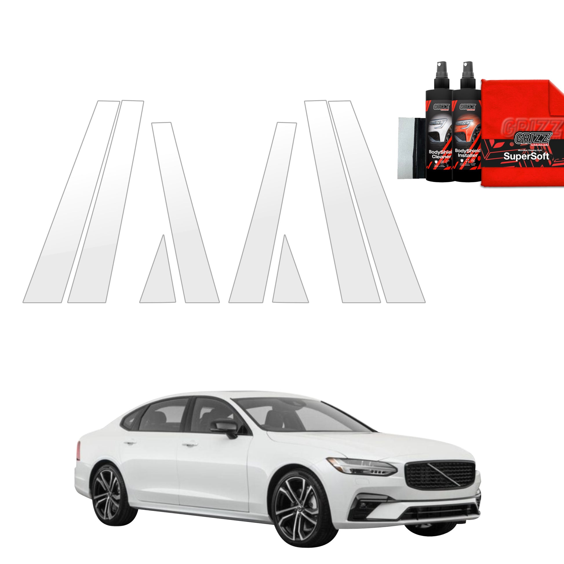 Protective film for exterior car parts – shields against scratches, chips, and scuffs