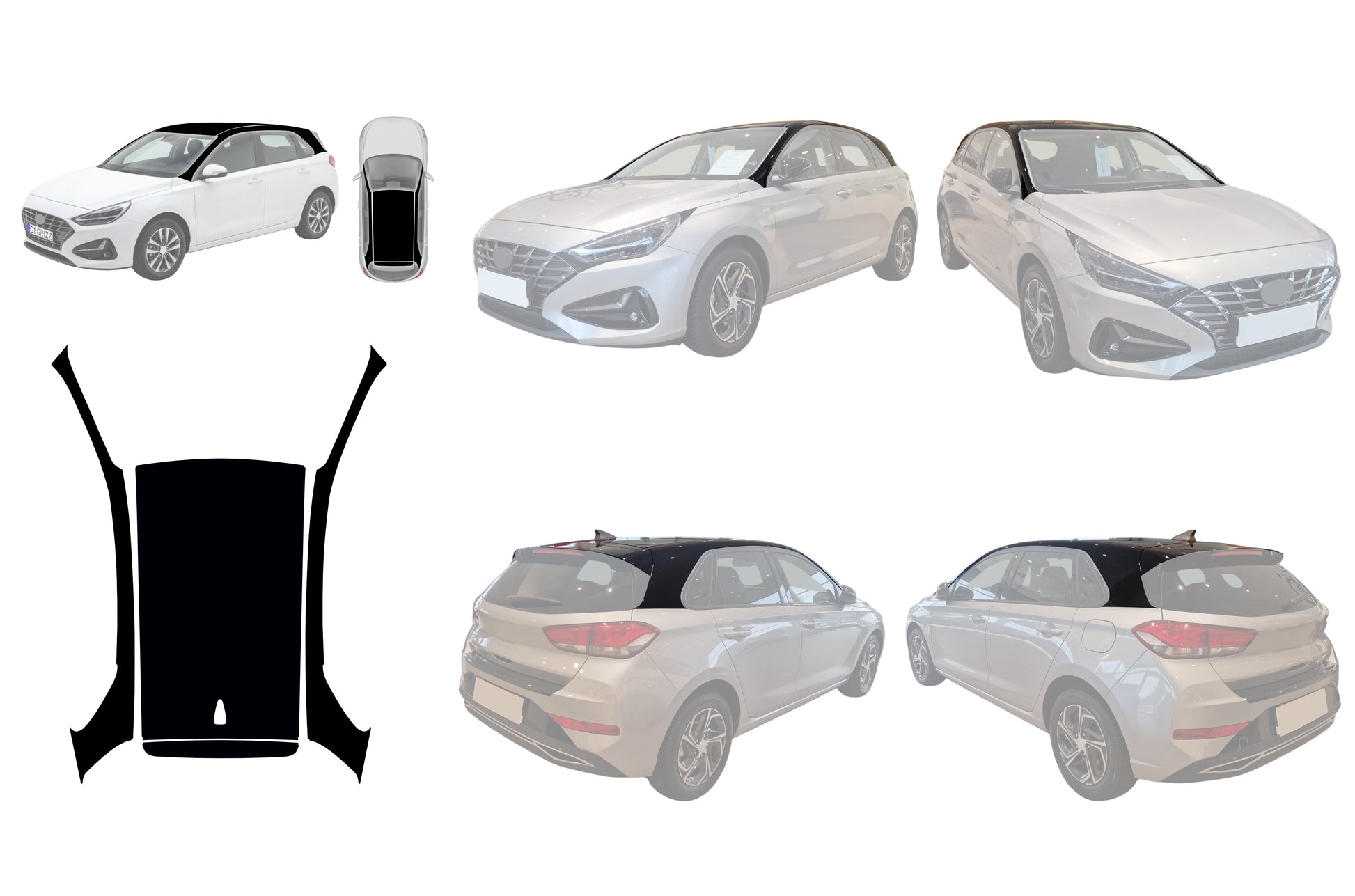 Black protective film for outer car areas – easy to apply and long-lasting