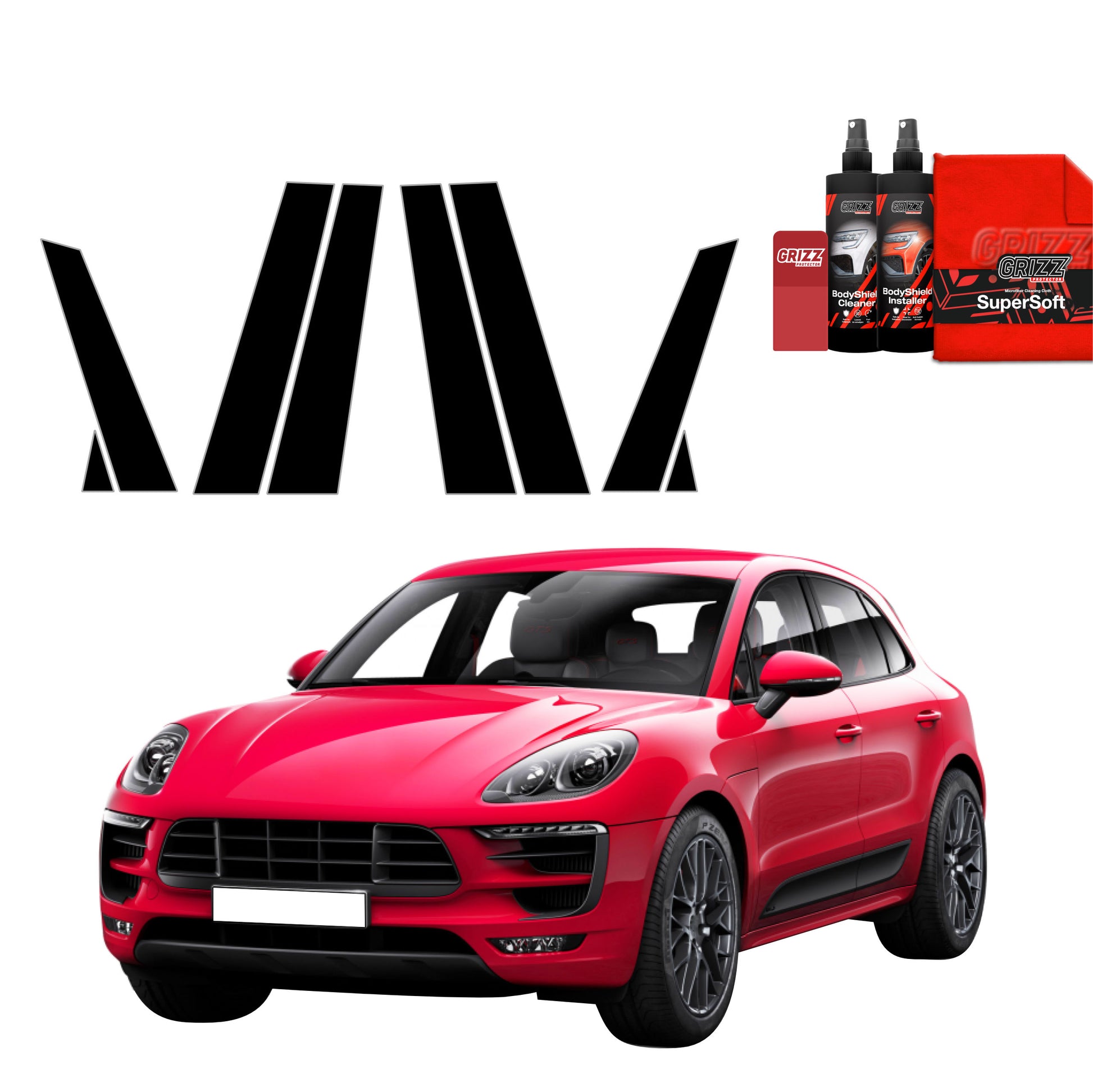 Protective film for exterior car parts – shields against scratches, chips, and scuffs