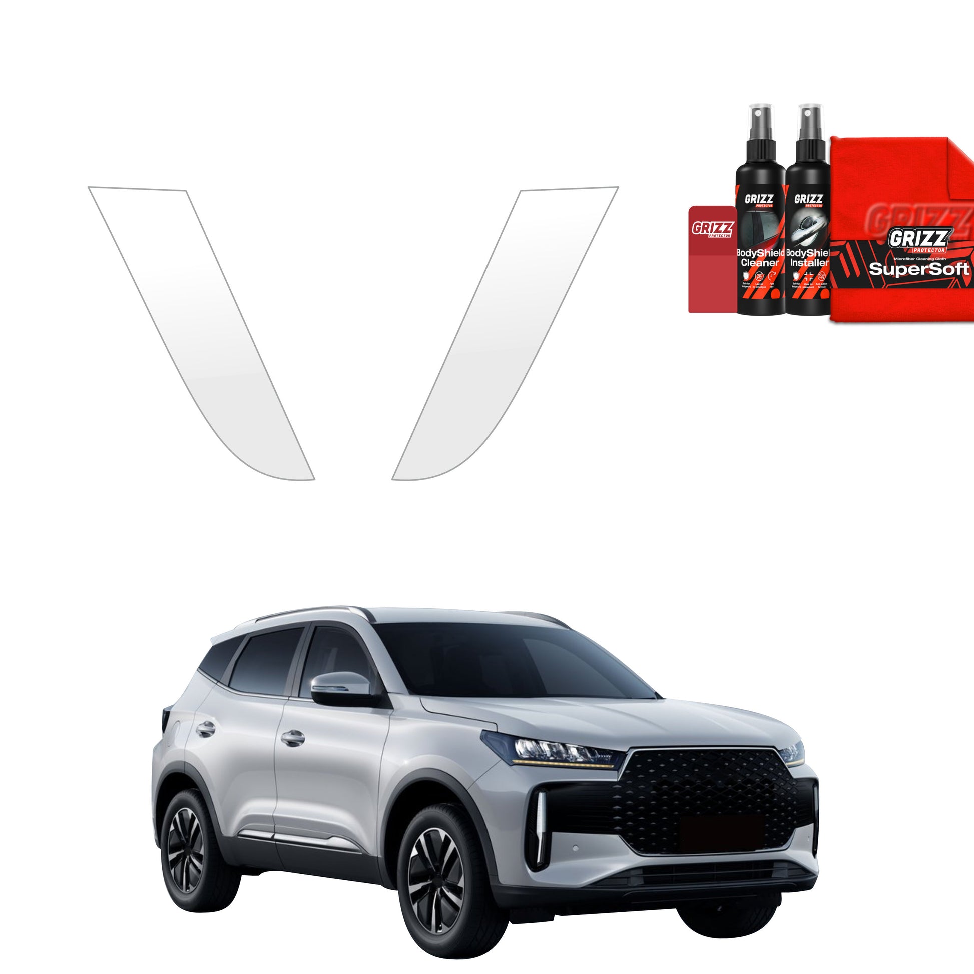 Protective film for exterior car parts – shields against scratches, chips, and scuffs
