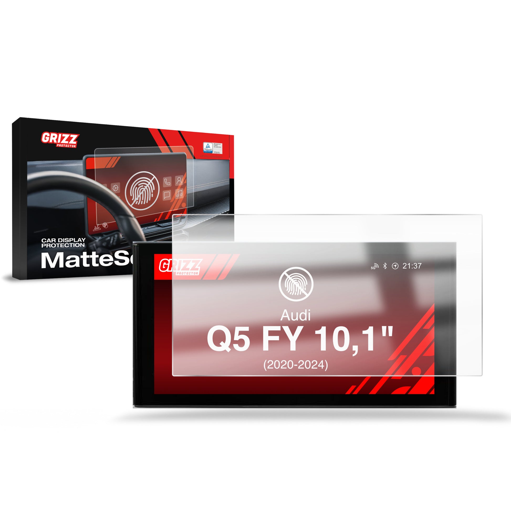 Anti-fingerprint screen protector for car touchscreen