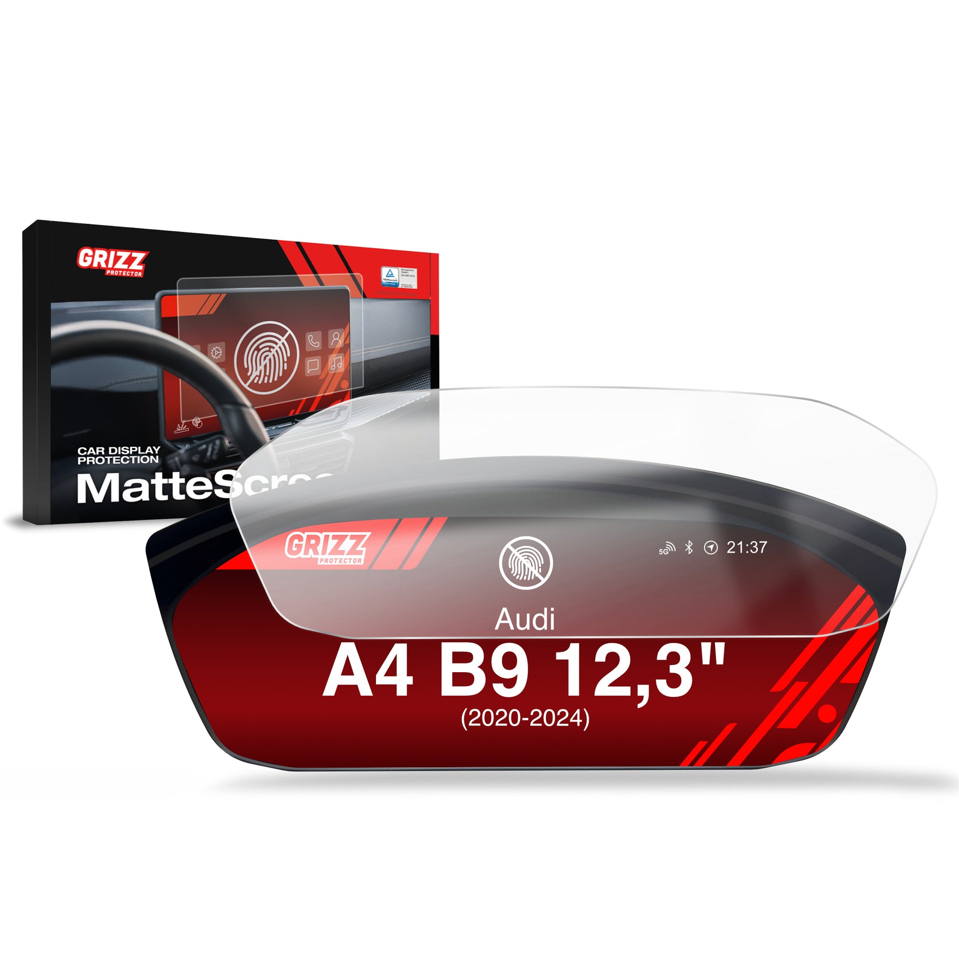 Anti-fingerprint screen protector for car touchscreen