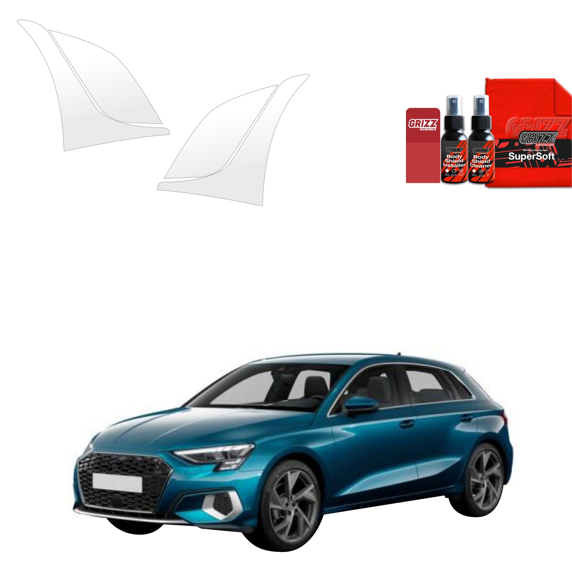 Protective film for exterior car parts – shields against scratches, chips, and scuffs