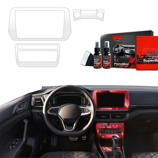 Scratch-resistant film for automotive interior elements