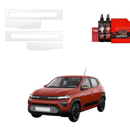 Protective film for exterior car parts – shields against scratches, chips, and scuffs