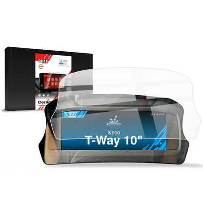 Displayschutzfolie für IVECO T-Way 10" Virtual Cockpit (2024-2026) Navi Folie, Kratzfest, Klar
