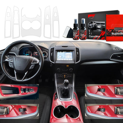 Scratch-resistant film for automotive interior elements