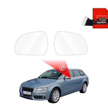 Rain protection film for exterior mirrors