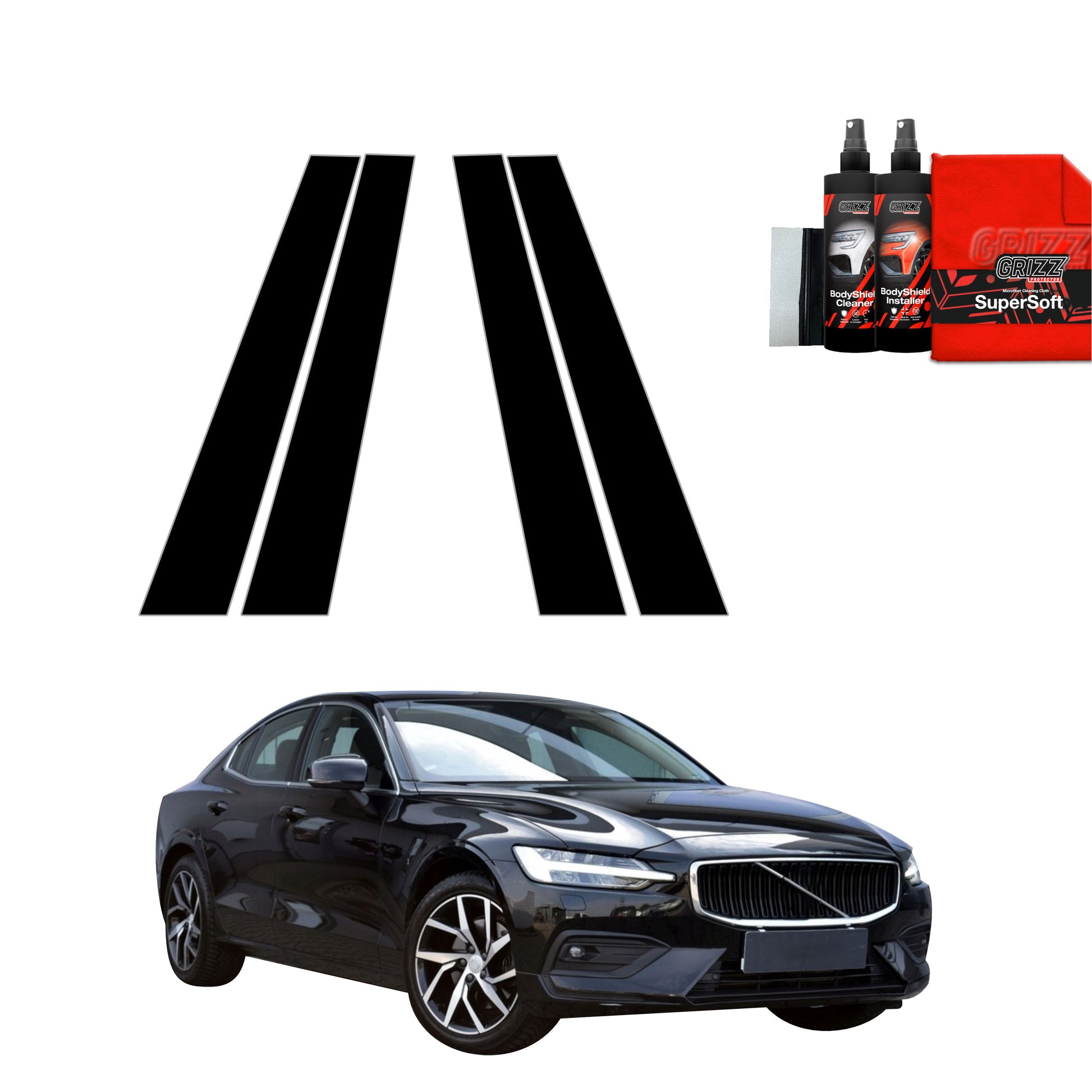 Protective film for exterior car parts – shields against scratches, chips, and scuffs