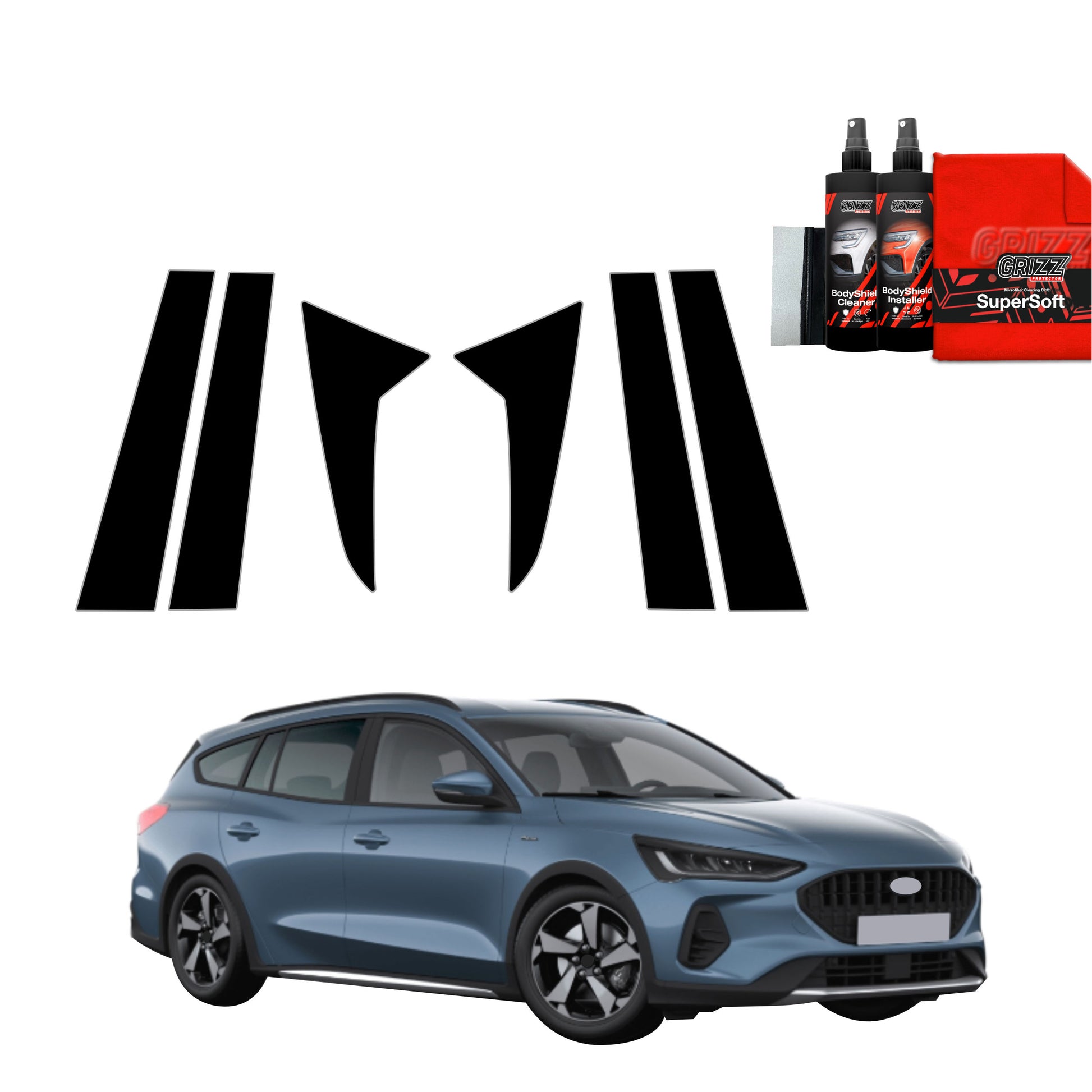 Protective film for exterior car parts – shields against scratches, chips, and scuffs