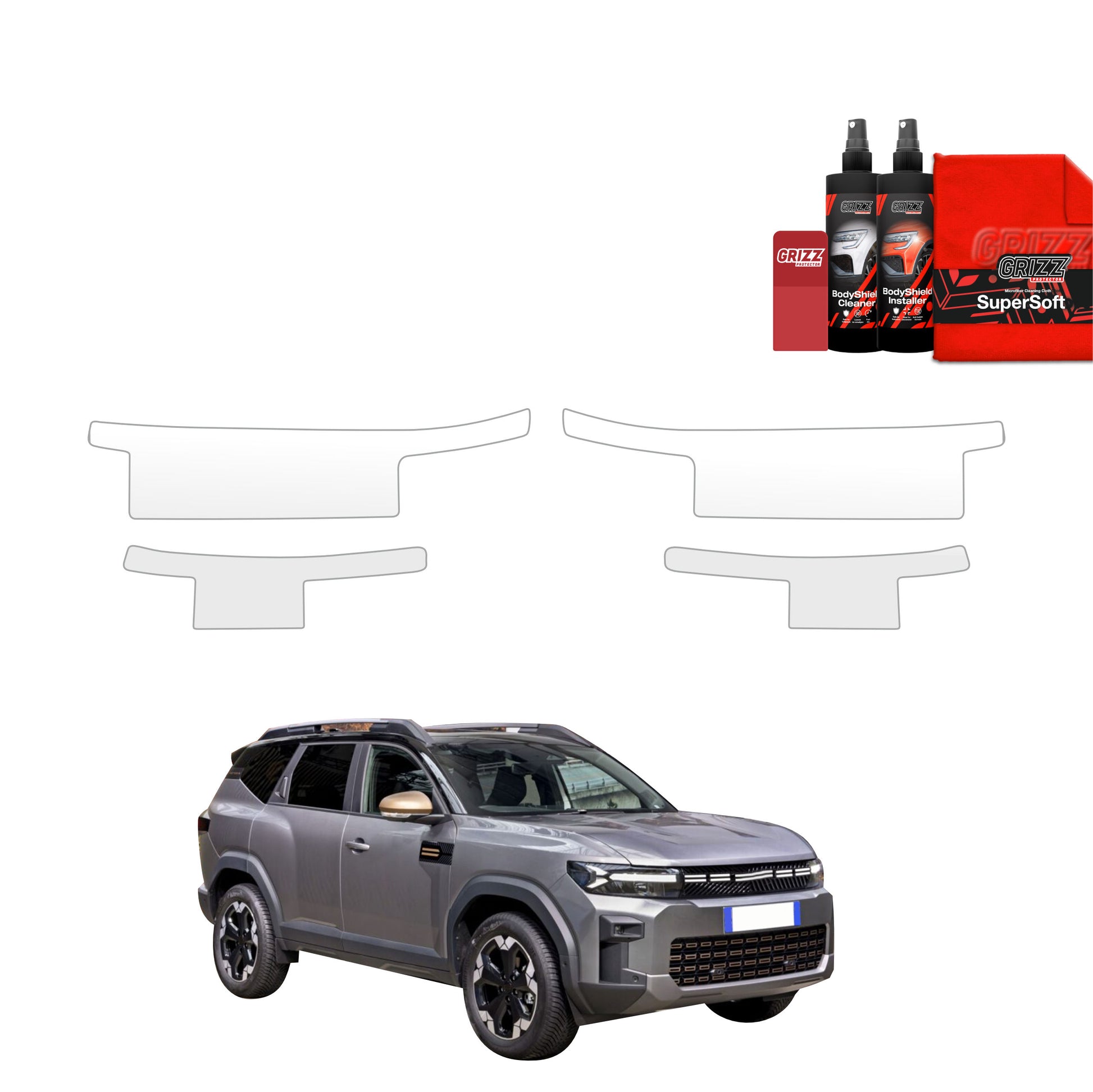 Protective film for exterior car parts – shields against scratches, chips, and scuffs