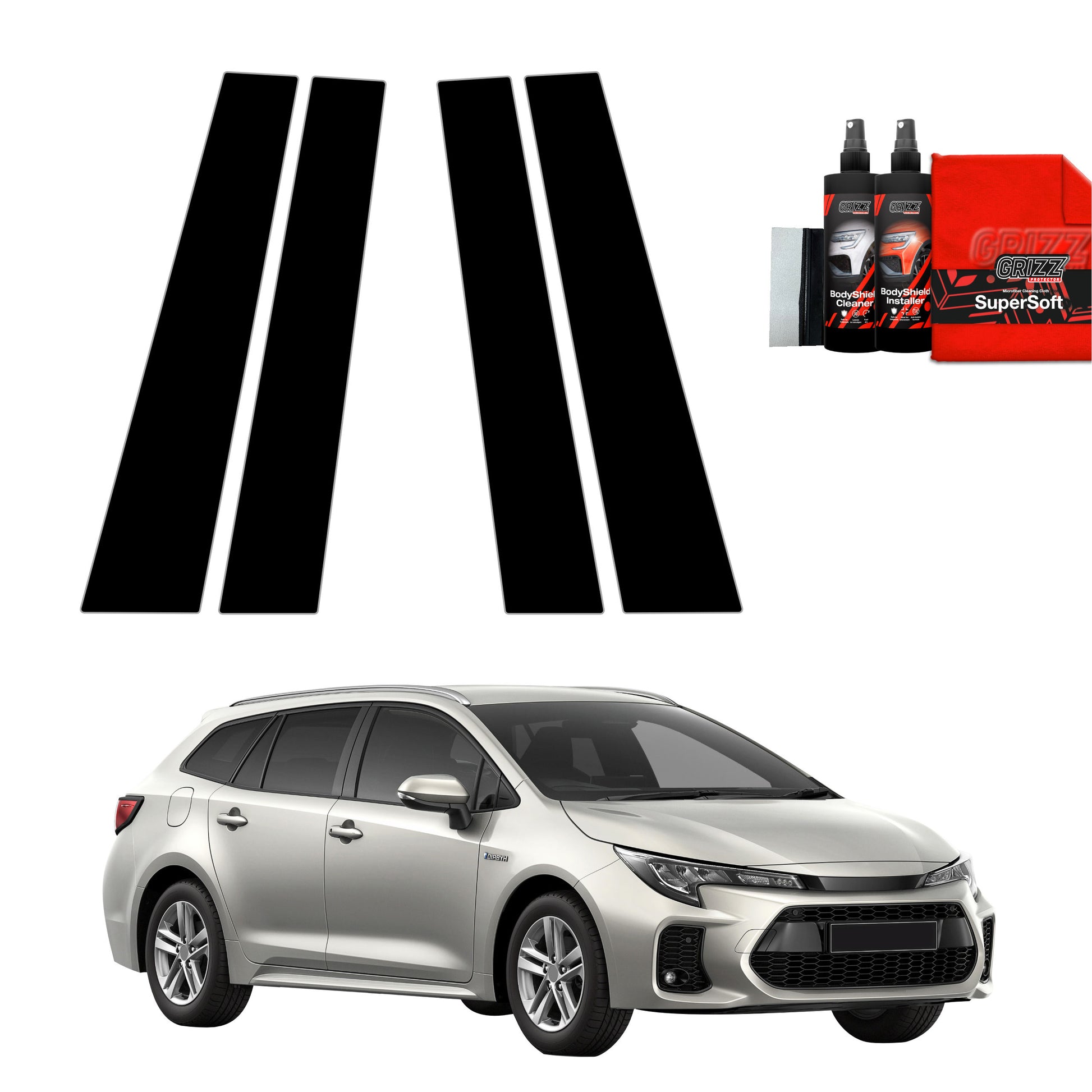 Protective film for exterior car parts – shields against scratches, chips, and scuffs