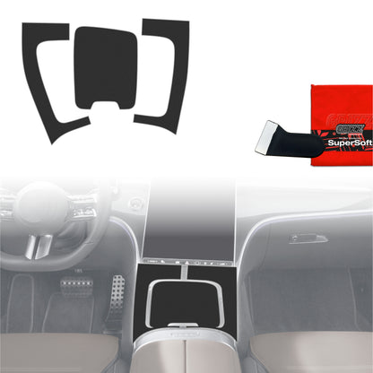 Scratch-resistant film for automotive interior elements