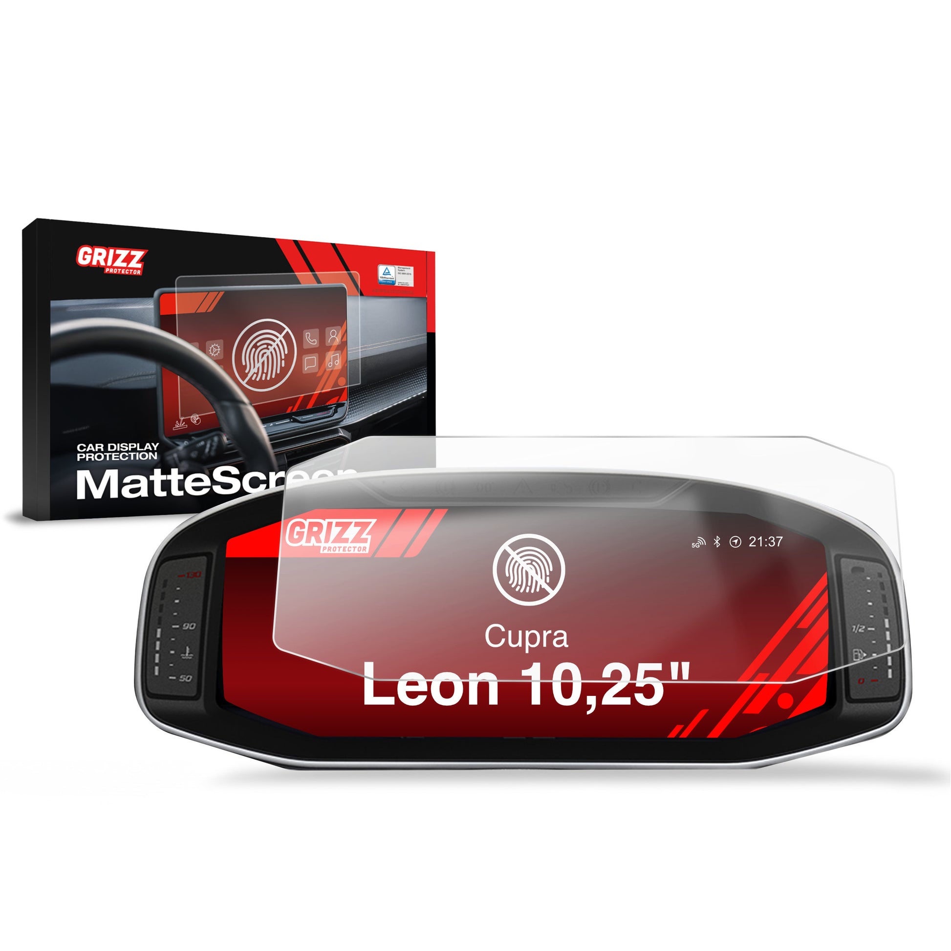 Anti-fingerprint screen protector for car touchscreen