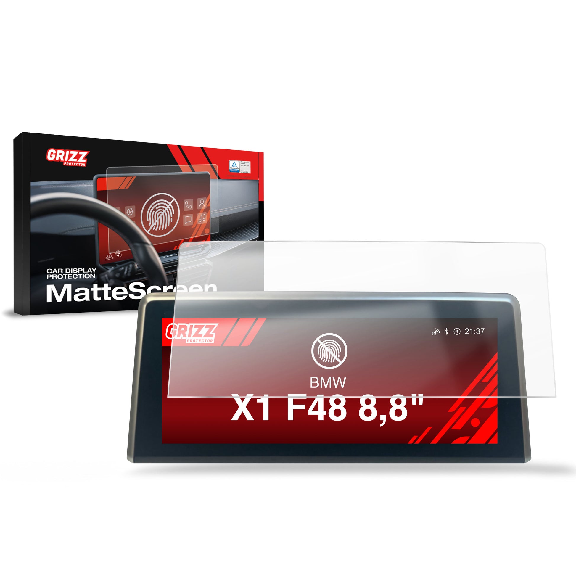 Anti-fingerprint screen protector for car touchscreen