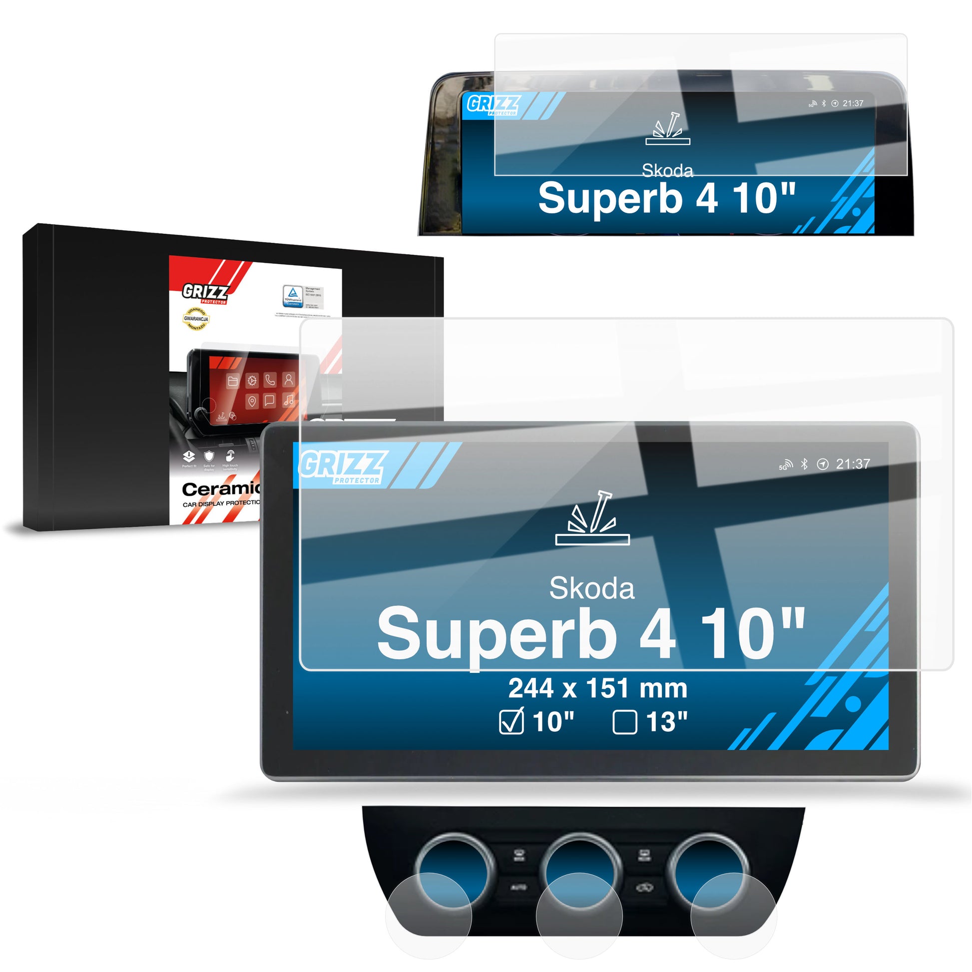 Protective film for car touchscreen display – anti-scratch and transparent