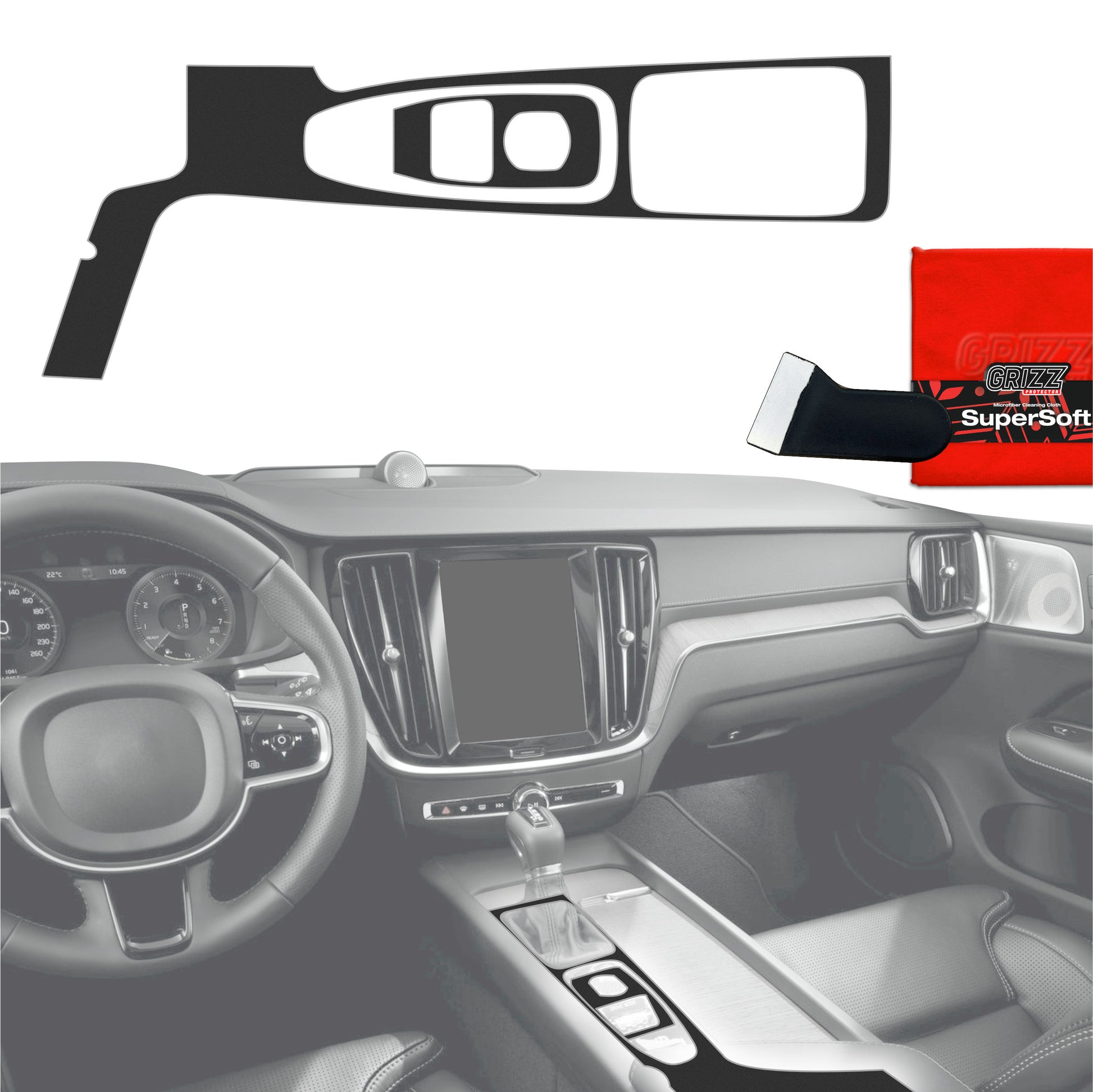 Scratch-resistant film for automotive interior elements