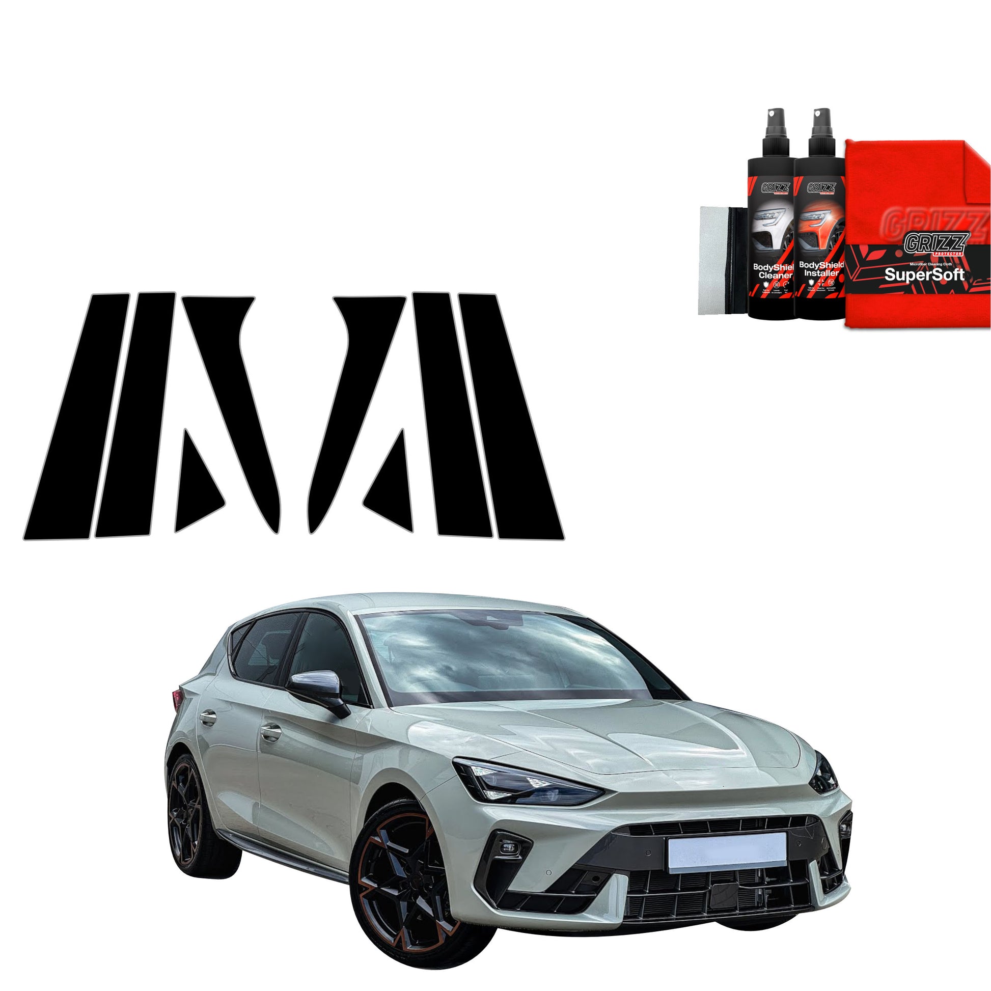Protective film for exterior car parts – shields against scratches, chips, and scuffs