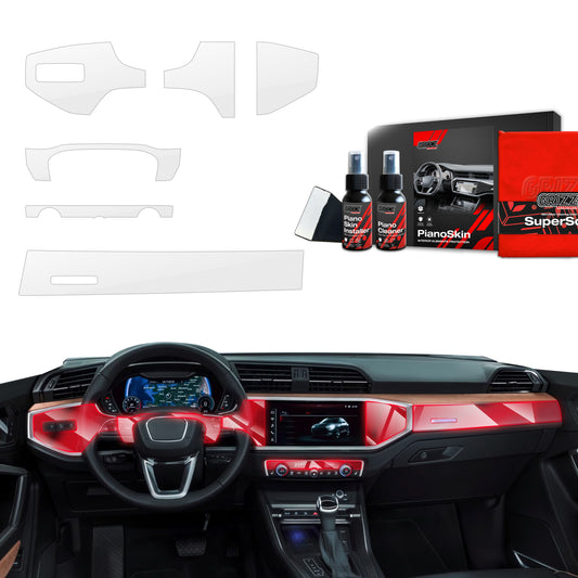 Scratch-resistant film for automotive interior elements