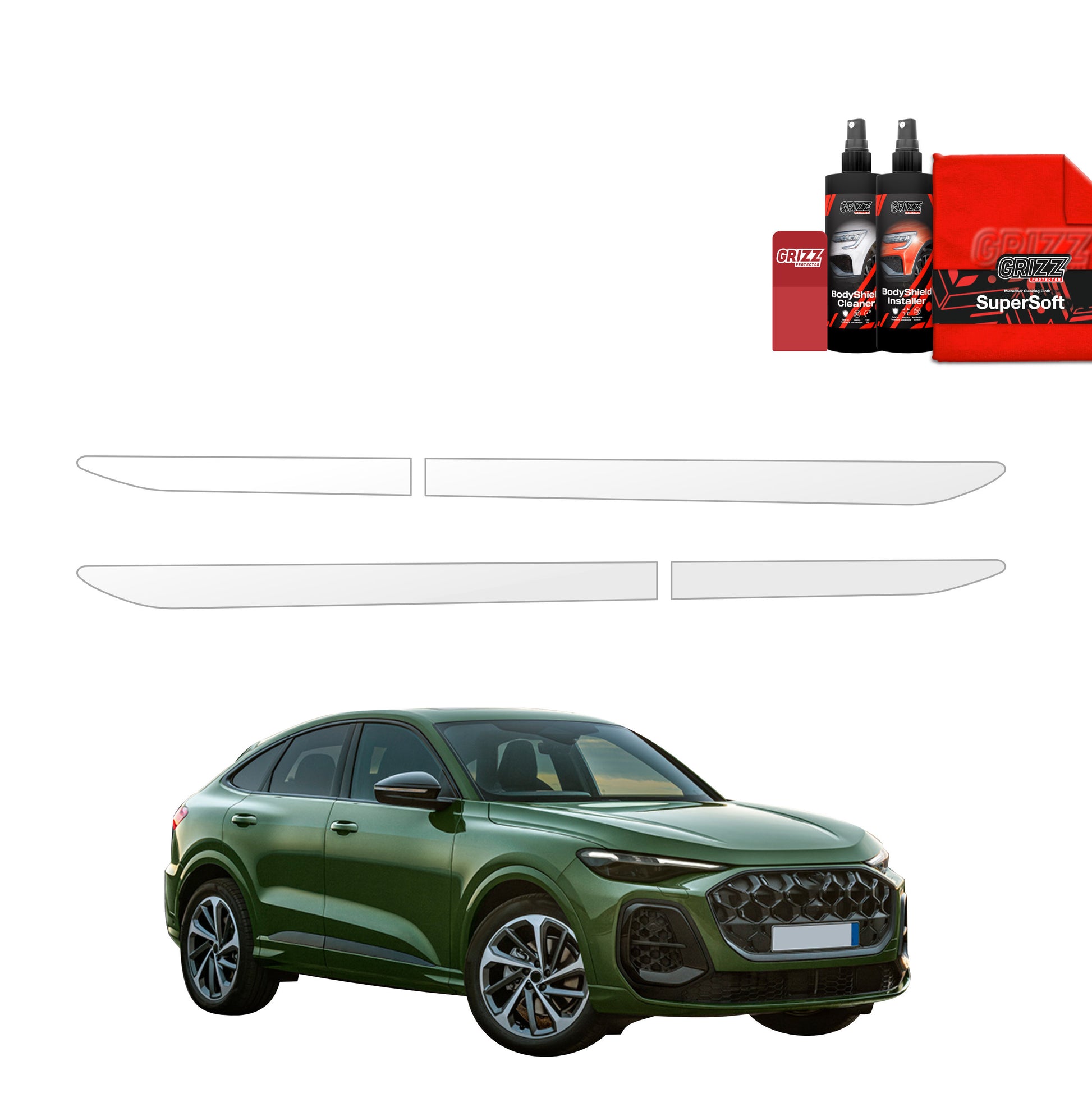 Protective film for exterior car parts – shields against scratches, chips, and scuffs