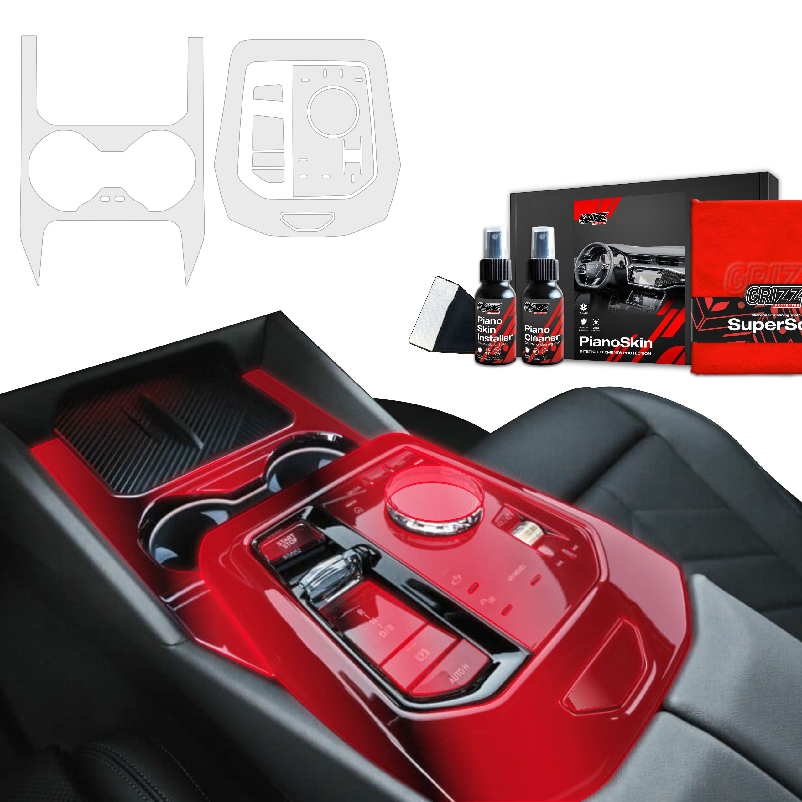 Piano Skin Folien für BMW - Matt & Klar