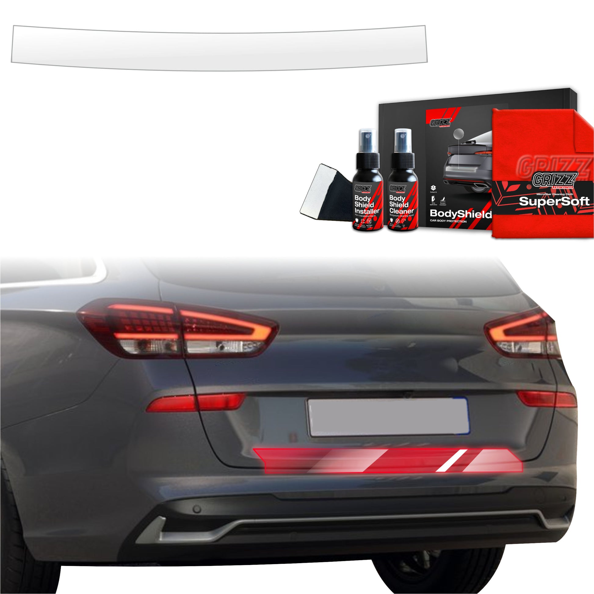 Protective film for exterior car parts – shields against scratches, chips, and scuffs