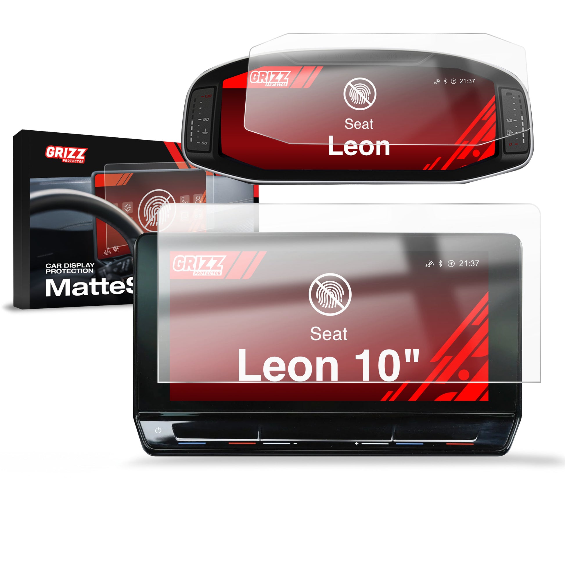 Anti-fingerprint screen protector for car touchscreen