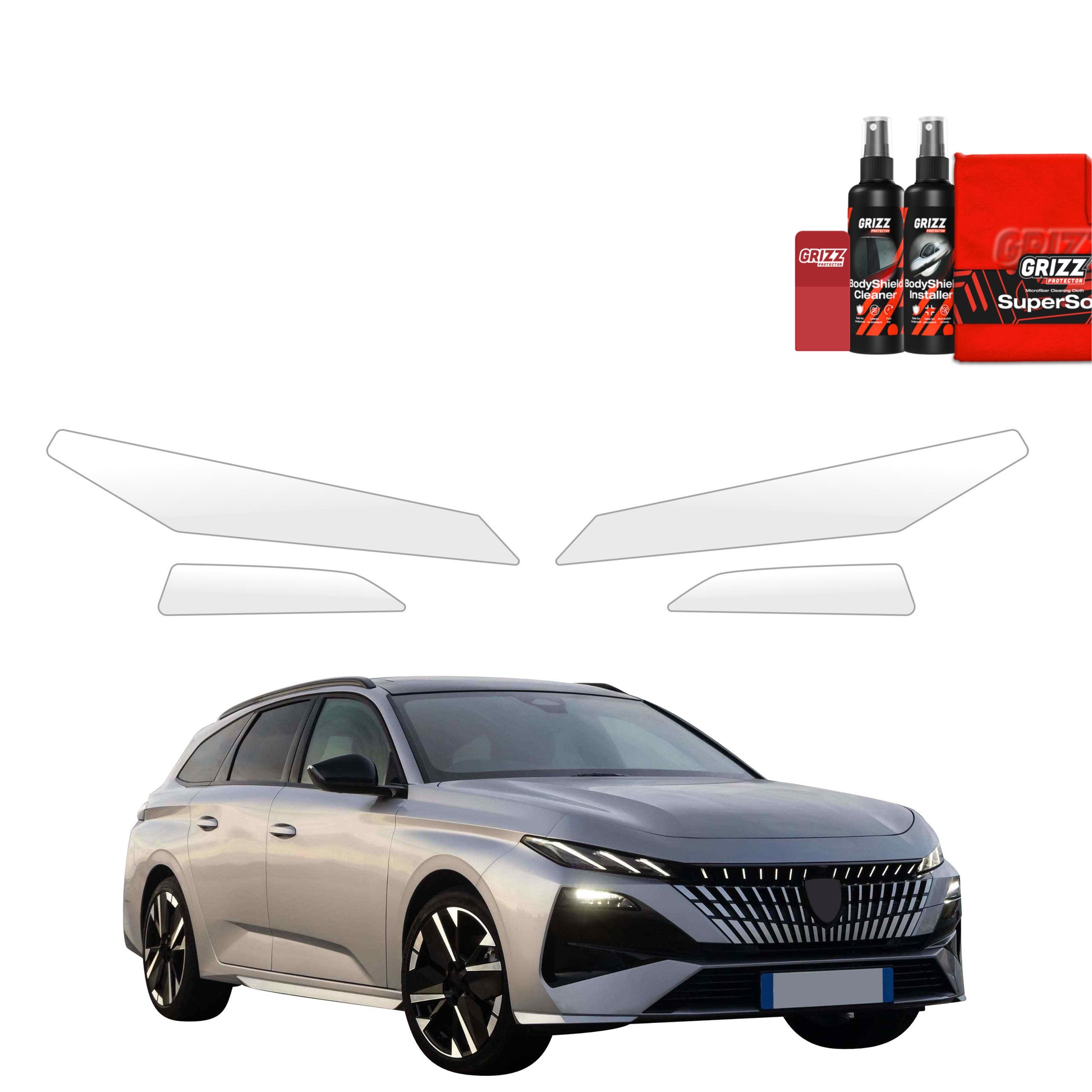 Protective film for exterior car parts – shields against scratches, chips, and scuffs