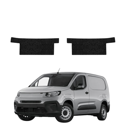 2in1 Schwarze technische Beschichtung für vordere Schweller ohne Aussparung - Fiat Doblo Cargo (2018-2026)