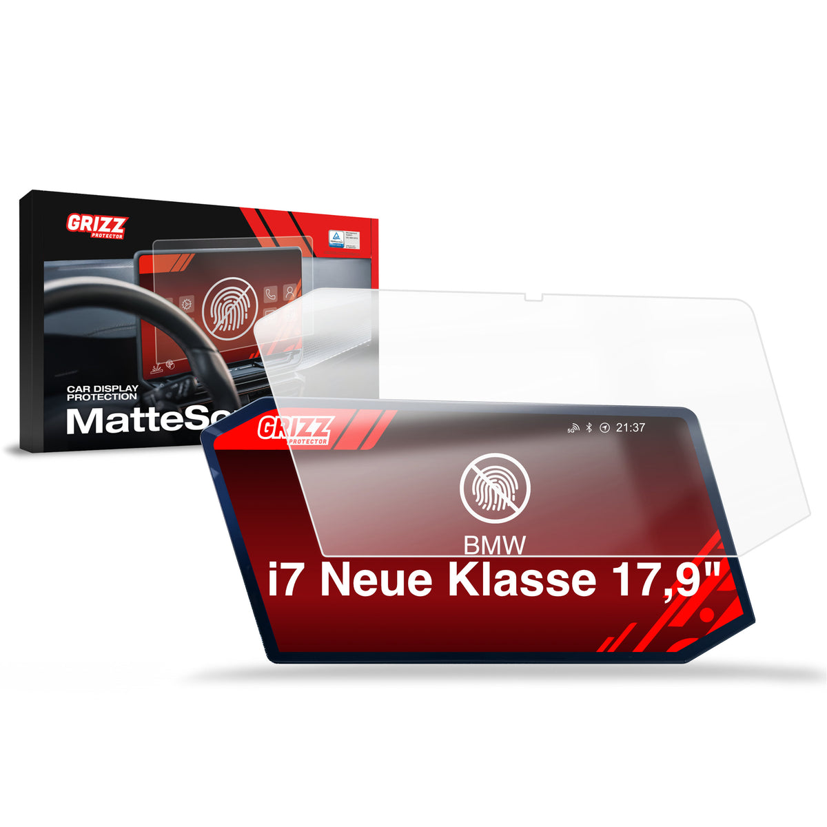 Anti-fingerprint screen protector for car touchscreen