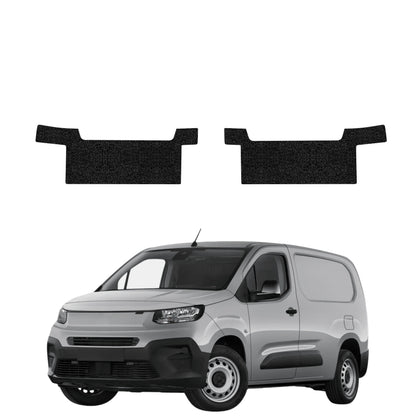 2in1 Schwarze technische Beschichtung für vordere Schweller - Fiat Doblo Cargo (2018-2026)